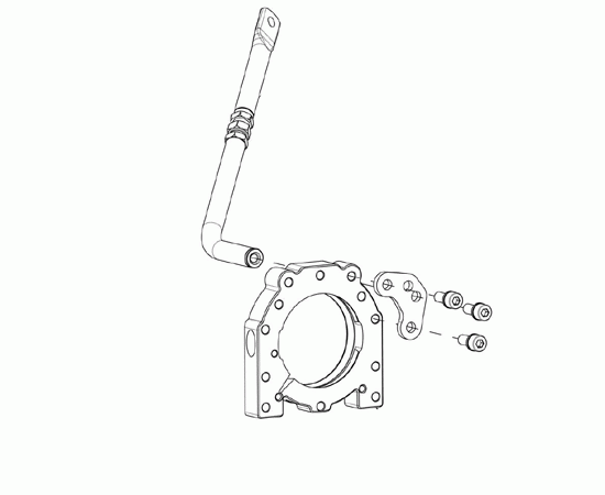 Bild 2 - Sitzstrebe verstellbar mit Biegung 70mm