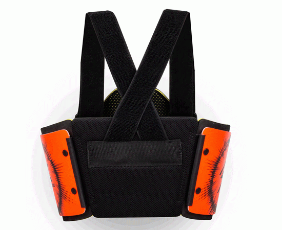 Bild 3 - Rippenschutz BUMPER Modell: AB7 Farbe: schwarz/orange