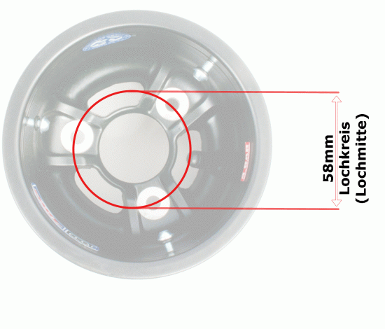 Bild 2 - Felge Magnesium   AMV  130mm   Modell: OXITECH 3F