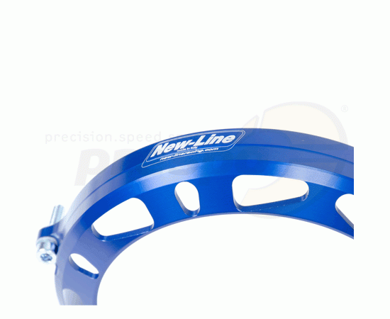 Bild 2 - Bild 36 Abdeckung Kupplung  Aluminium  TM KZ R1   NEW-LINE    Farbe: blau