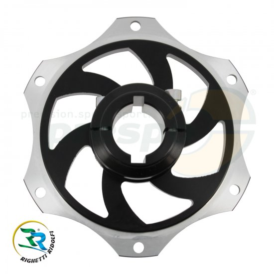 Bild 2 - -Kettenblattaufnahme Aluminium  ECO-Line   30mm   schwarz eloxiert