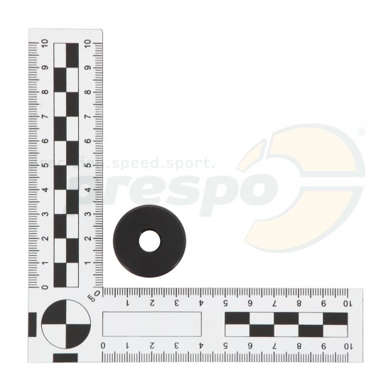 Bild 3 - U-Scheibe Aluminium  �: 30mm  Dicke: 10mm   schwarz eloxiert