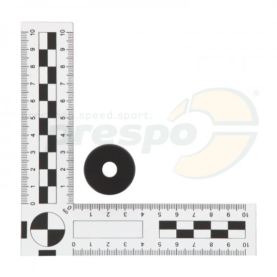Bild 3 - U-Scheibe Aluminium  �: 30mm  Dicke: 15mm   schwarz eloxiert