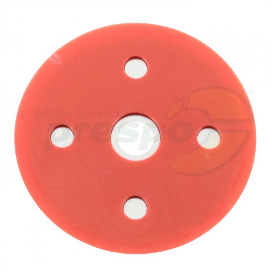 Bild 2 - U-Scheibe Stahl  NEK      : 60mm     rot-gummiert