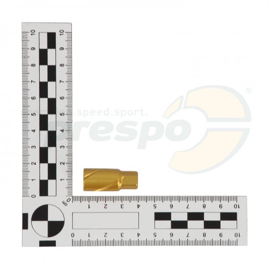 Bild 4 - Radmutter Radstern Aluminium HQ  gold eloxiert