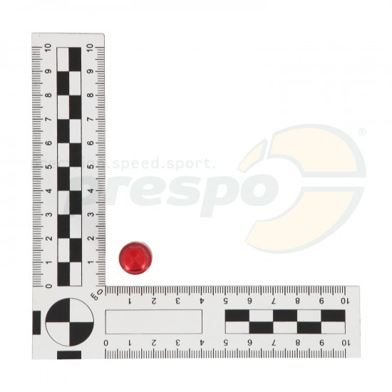 Bild 5 - Radmutter Radstern Aluminium HQ  rot eloxiert