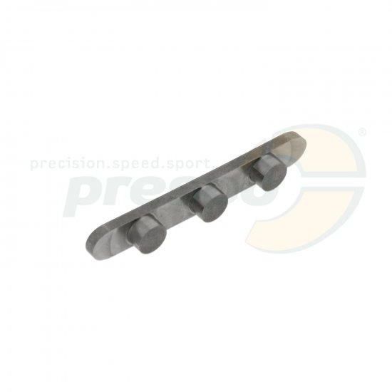 Bild 2 - Pafeder mit 3 Stiften   Abstand: 34mm   Hhe: 3,0mm   -Stifte 7,4mm