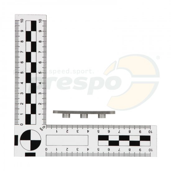 Bild 3 - Pafeder mit 3 Stiften   Abstand: 34mm   Hhe: 3,0mm   -Stifte 7,4mm