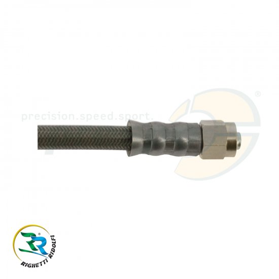 Bild 2 - Bremsleitung Stahlflex mit PVC berzug  (transparent)   Lnge: 16cm