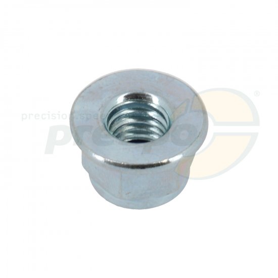 Bild 3 - Flanschmutter Stahl-verzinkt  M 8  (glatter Flansch)