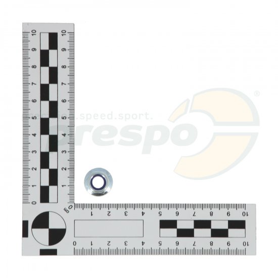 Bild 4 - Flanschmutter Stahl-verzinkt  M 8  (glatter Flansch)
