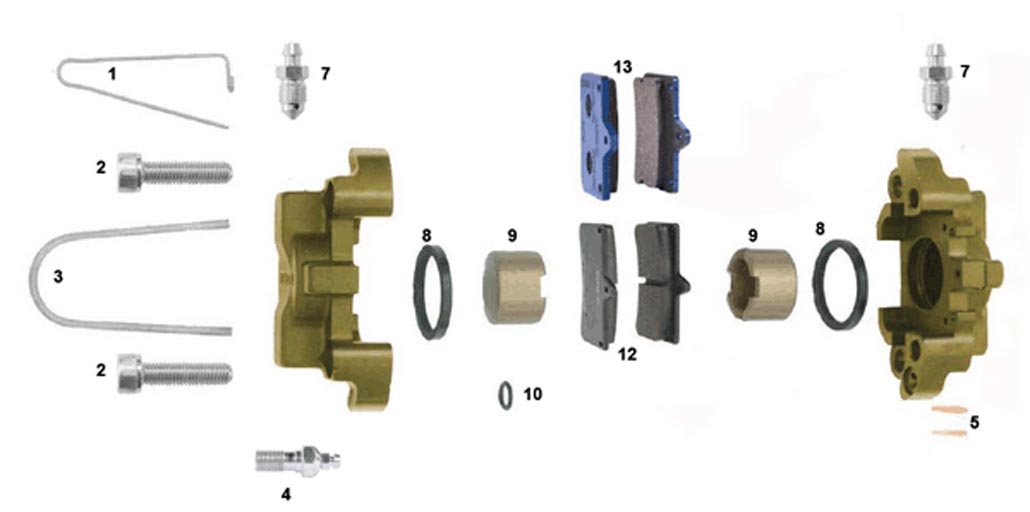 Bremssysteme Bremssysteme CRG,Bremssattel CRG,Bremssattel NEW AGE hinten 2015