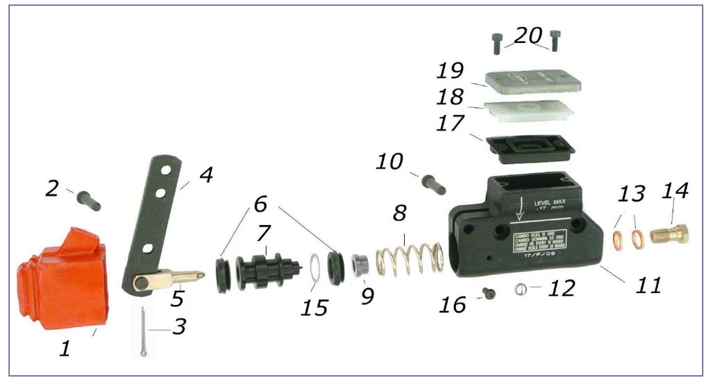 Bremssysteme Bremssysteme CRG,Hauptbremszylinder CRG,Hauptbremszylinder CRG V05-V11