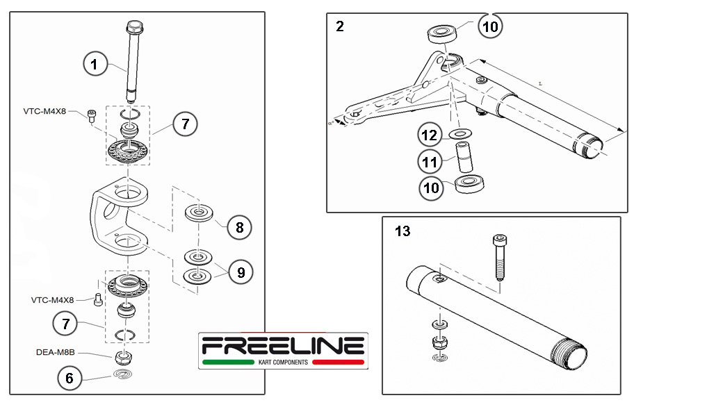 Lenkung Achsschenkel und Zubehr,Free-LINE Achsschenkel und Zubehr,FREE-LINE Typ KZ
