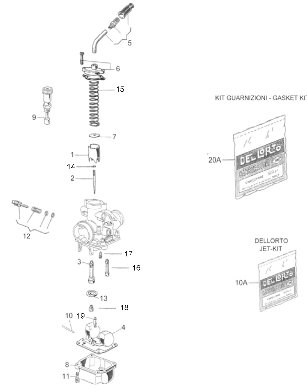 Motoren IAME Ersatzteile IAME Gazelle,Vergaser IAME Gazelle