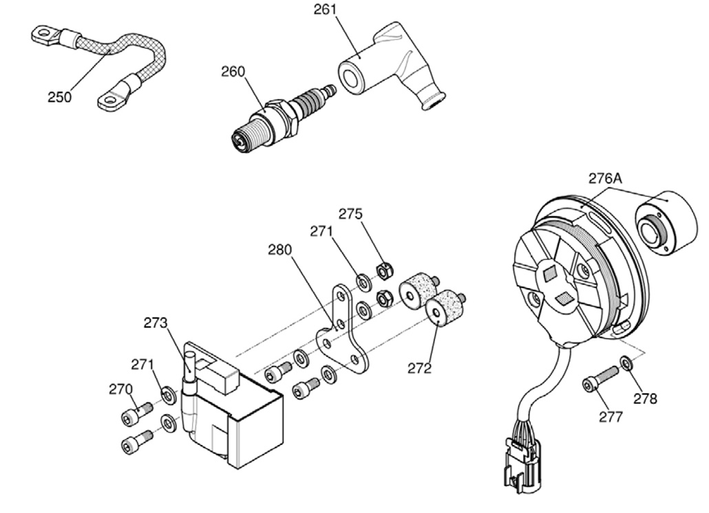 Motoren IAME Ersatzteile IAME REEDSTER IV,Zndung IAME REEDSTER IV