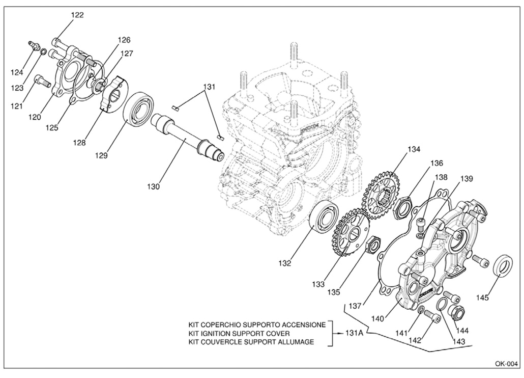 Motoren IAME Ersatzteile IAME REEDSTER V,Ausgleichswelle IAME REEDSTER V