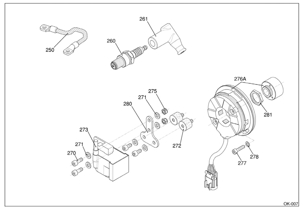 Motoren IAME Ersatzteile IAME REEDSTER V,Zndung IAME REEDSTER V