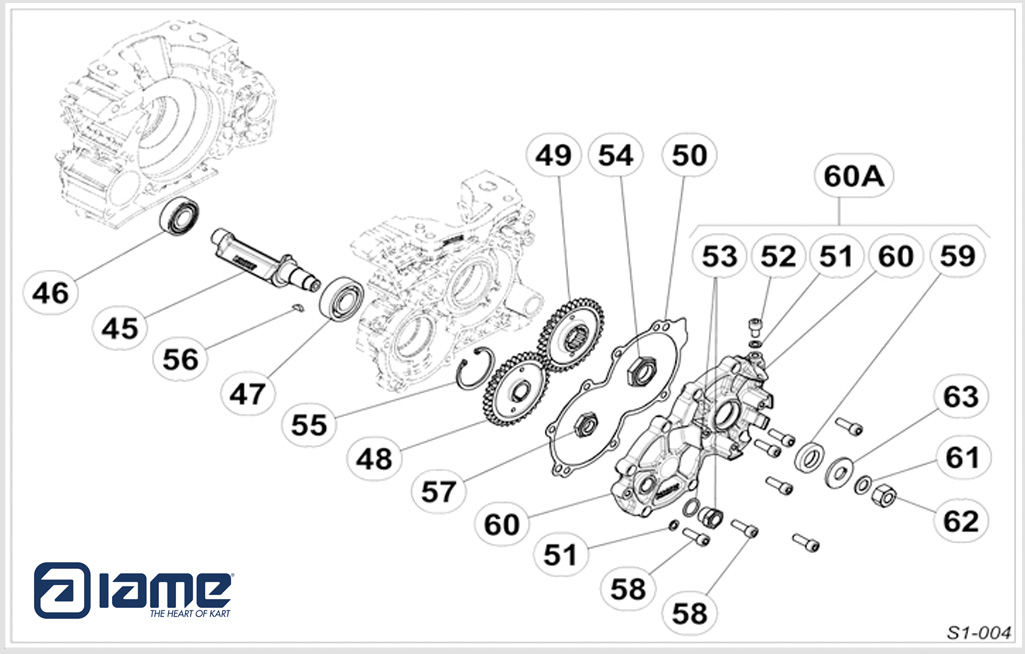 Motoren IAME Ersatzteile IAME S125,Ausgleichswelle IAME S125