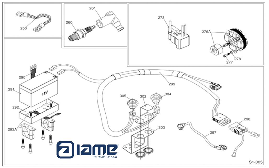 Motoren IAME Ersatzteile IAME S125,Elektrik IAME S125