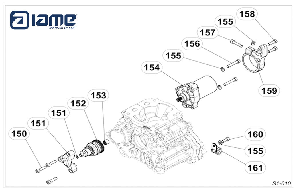 Motoren IAME Ersatzteile IAME S125,onboard Starter IAME S125