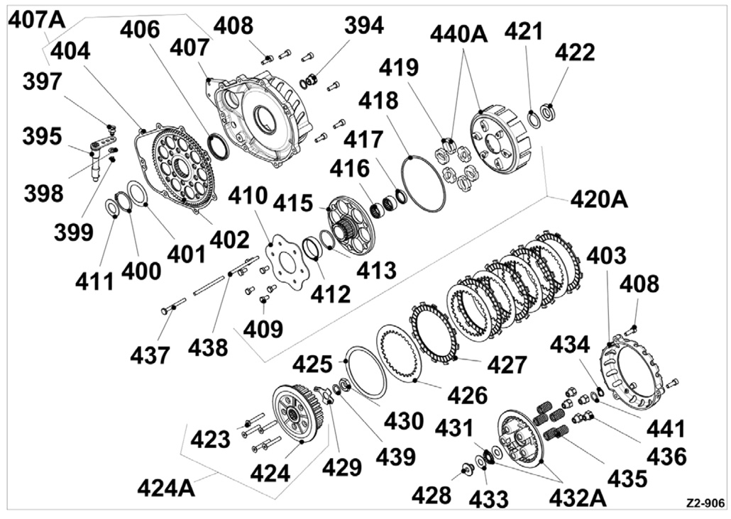Motoren IAME Ersatzteile IAME SCREAMER III,Kupplung IAME SCREAMER III