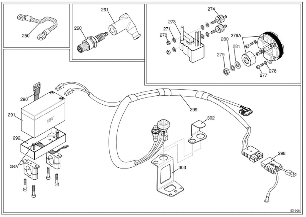 Motoren IAME Ersatzteile IAME X30 SUPER SHIFTER,Elektrik IAME X30 SUPER SHIFTER