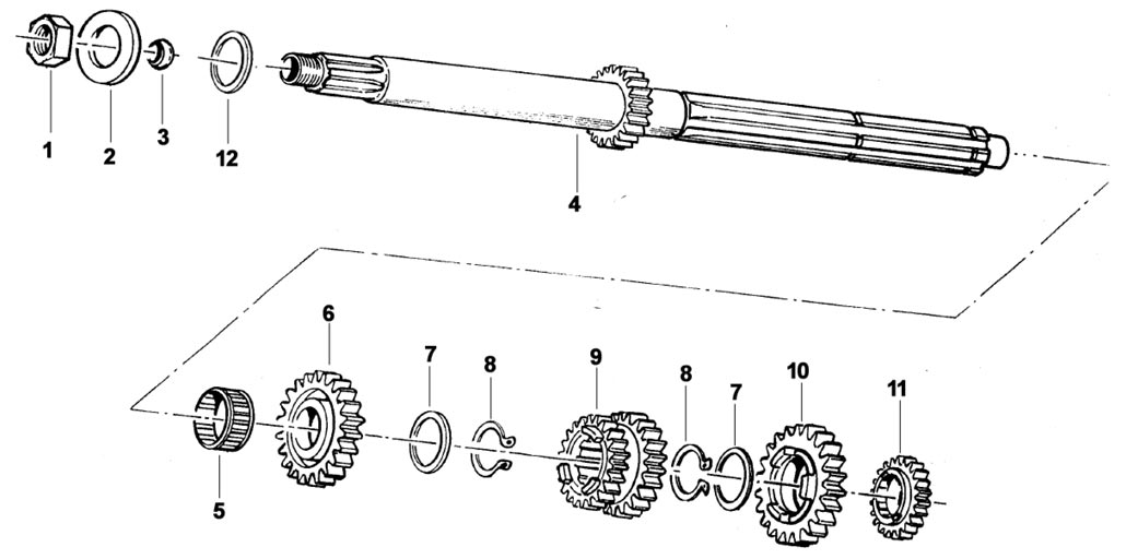 Motoren TM Ersatzteile KZ 10 B,Primrwelle KZ 10 B
