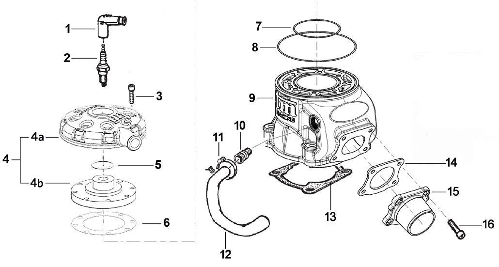 Motoren TM Ersatzteile KZ 10 C,Zylinder KZ 10 C