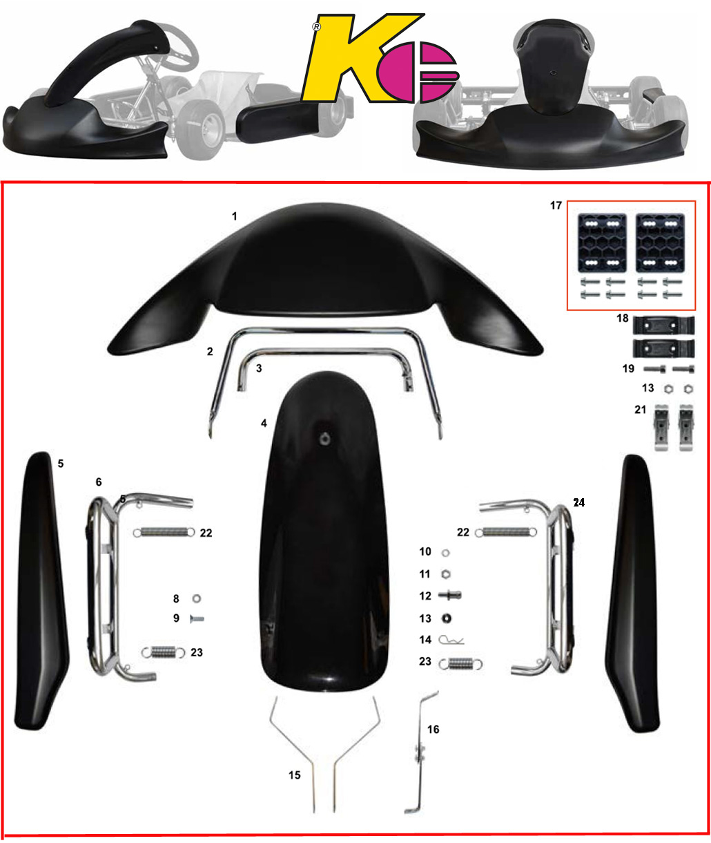 Verkleidung Verkleidung KG MK20-27 CIK-MINI