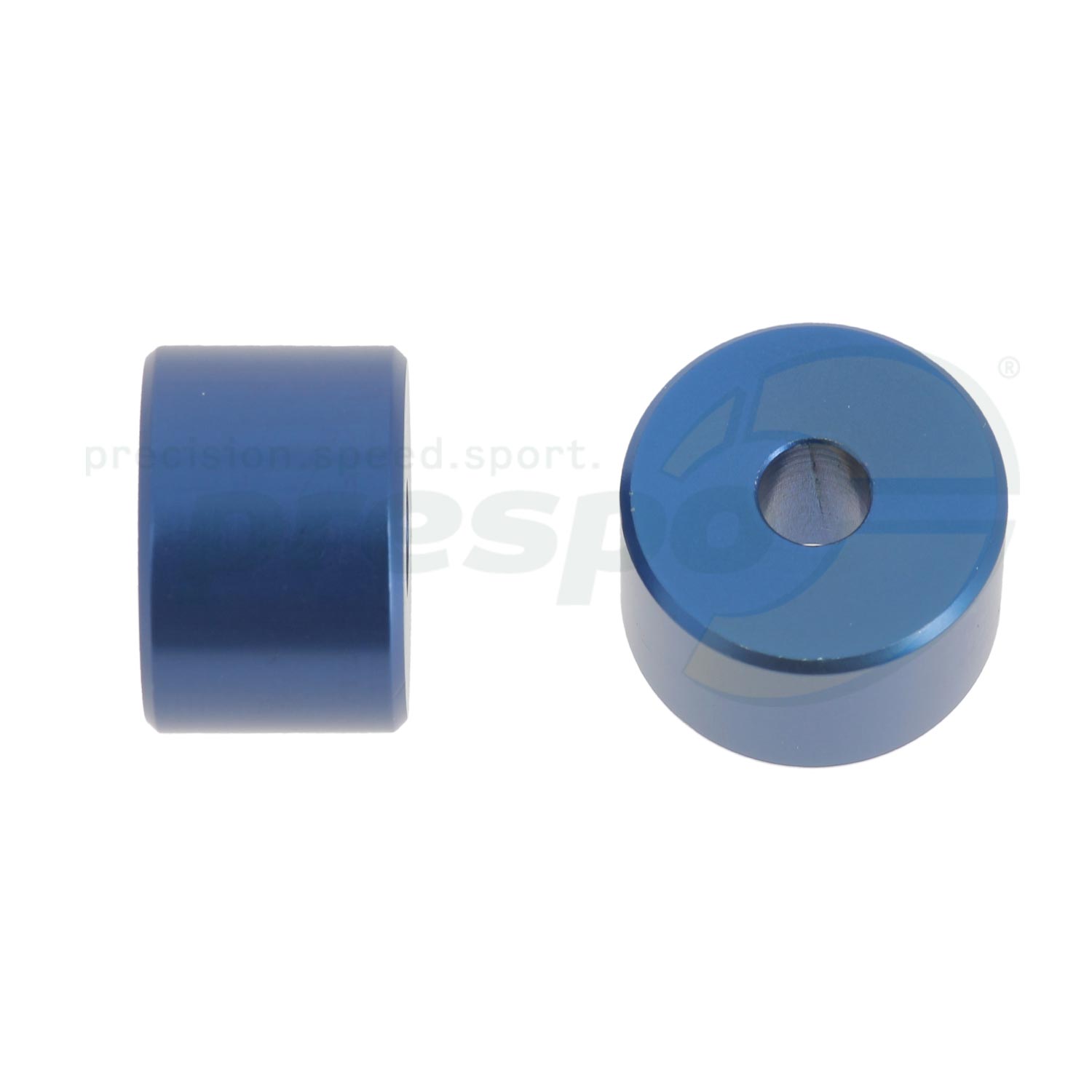 U-Scheibe Aluminium Ø: 30mm Dicke: 20mm blau eloxiert prespo kart