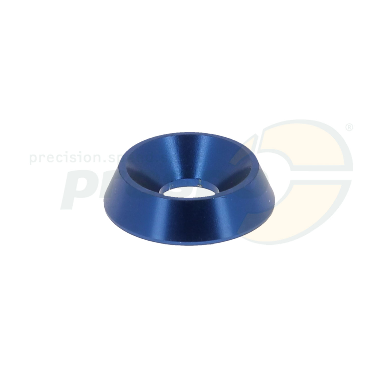 AL U-Scheibe für SK-Schraube M6 Ø 18x6mm Farbe: blau eloxiert prespo kart -  kartsport