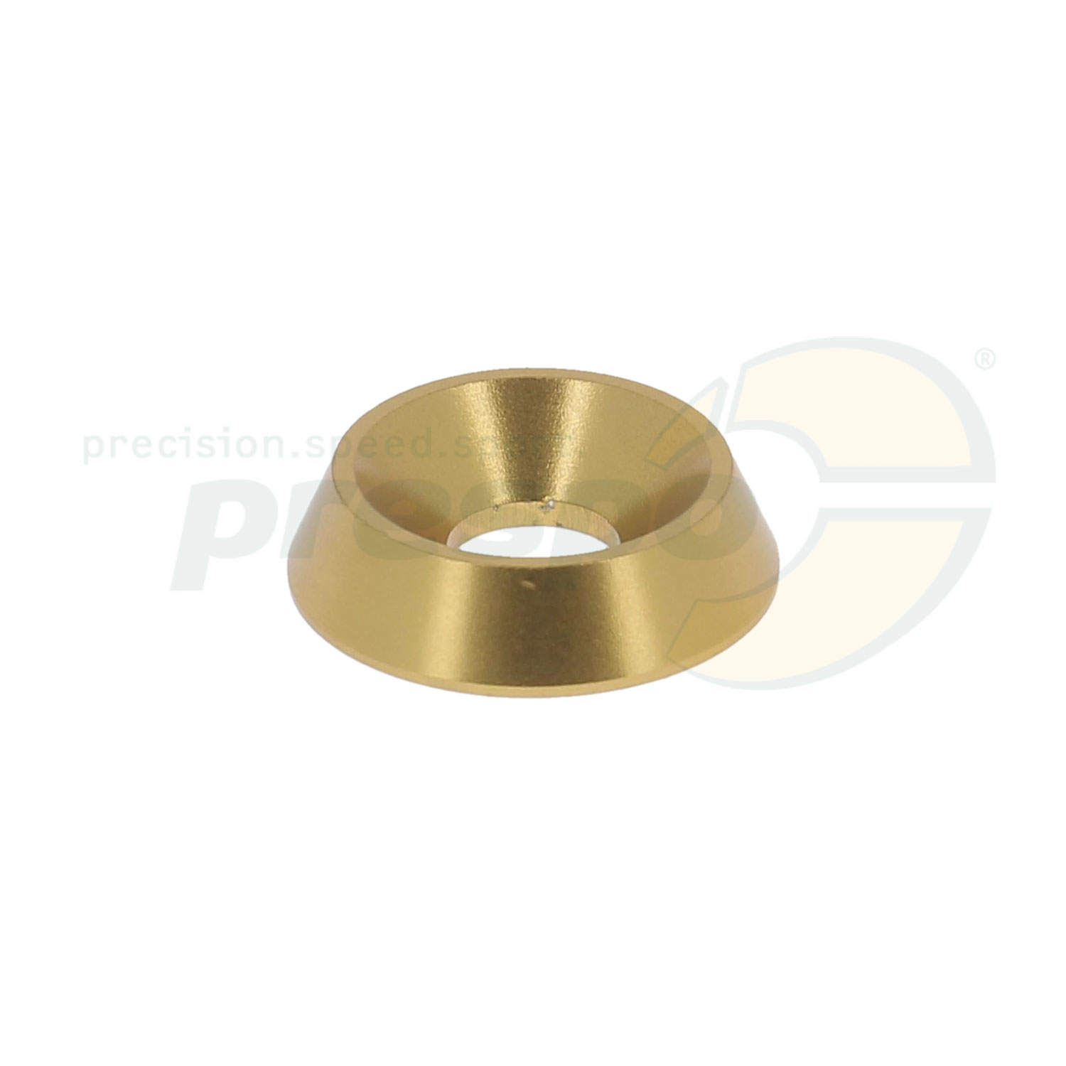 AL U-Scheibe für SK-Schraube M6 Ø 18x6mm Farbe: gold eloxiert prespo kart -  kartsport