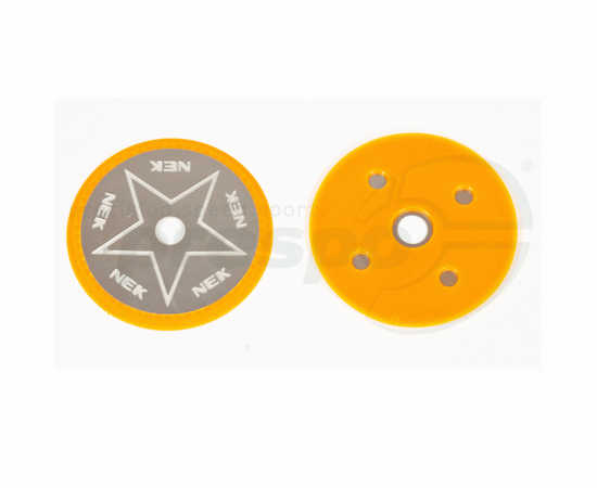 Bild 1 - U-Scheibe Stahl  NEK      : 60mm     orange-gummiert