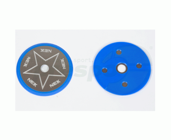 Bild 1 - U-Scheibe Stahl  NEK      : 60mm     blau-gummiert