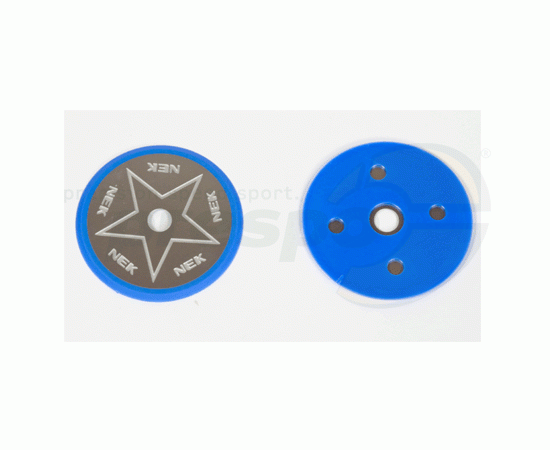 Bild 1 - U-Scheibe Stahl  NEK      : 53mm     blau-gummiert