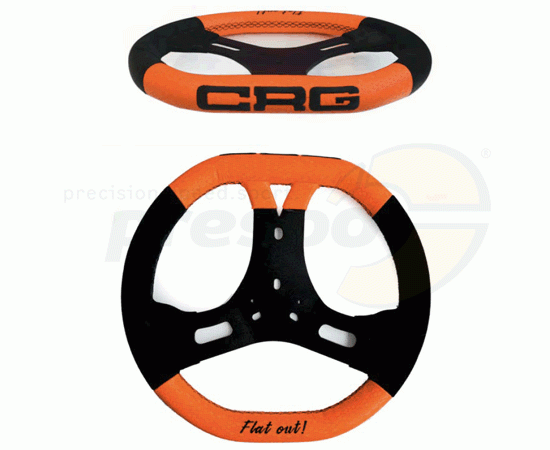 Bild 1 - Lenkrad Wildleder CRG R2.0  340mm  Modell   ''flat out''