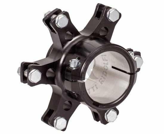 Bild 1 - Bremsscheibenaufnahme Aluminium  MA-20   50mm    Farbe: schwarz eloxiert
