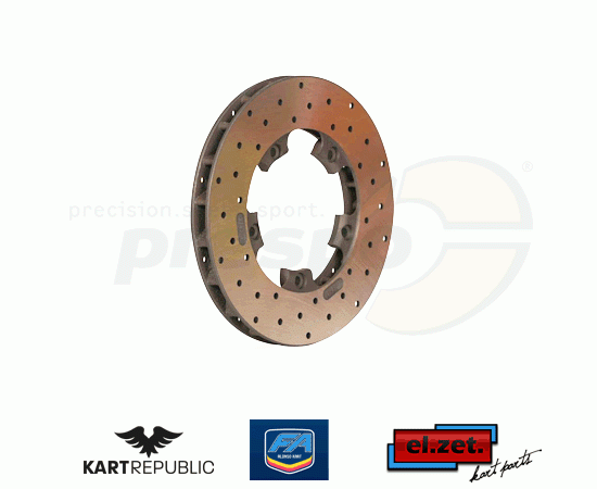 Bild 1 - Bremsscheibe hinten  KR/FA-KART  Modell: EL-ZET