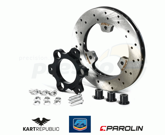 Bild 1 - Bremsscheibe hinten  ''MINI''  KR/FA-KART  Modell: PAROLIN  kpl