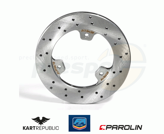 Bild 1 - Bremsscheibe hinten  ''MINI''  KR/FA-KART  Modell: PAROLIN