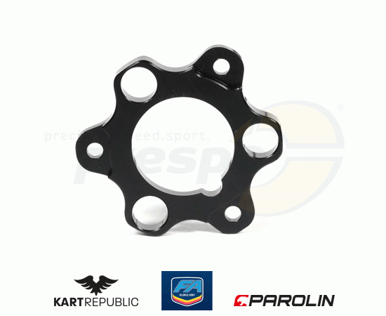 Bild 1 - Adapter fr Bremsscheibe KR/FA-KART      Dimension Scheibe: 180x17mm      
