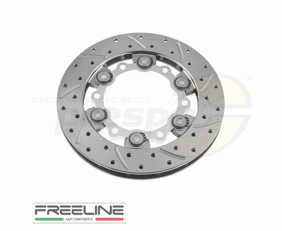 Bild 1 - Bremsscheibe hinten FREE-LINE  komplett inkl Adapter und Fhrungsbolzen 
