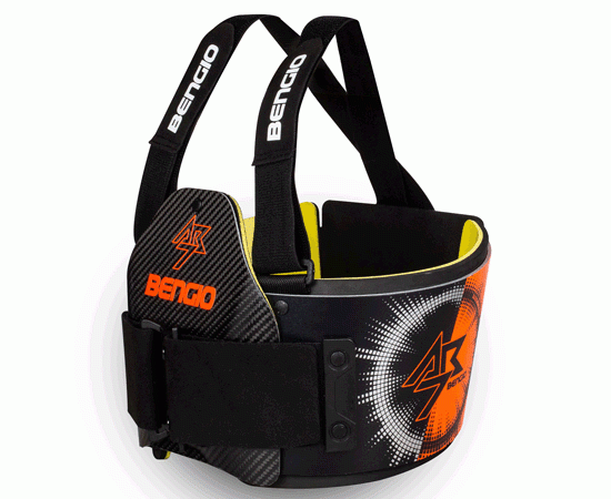 Bild 1 - Rippenschutz BUMPER Modell: AB7 Farbe: schwarz/orange
