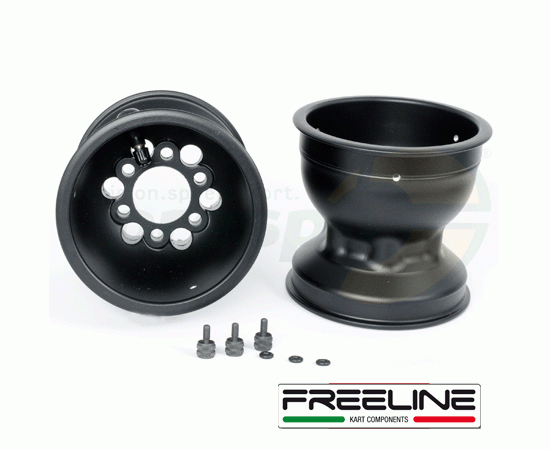 Bild 1 - Felge Magnesium vorne FREE-LINE  130mm ''F'' Modell    Typ: KZ    Lochkreis: 58mm