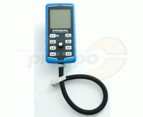 Bild 1 - Luftdruckmesser Reifen + Stopuhr  digital HIPREMA-4     5 Bar /72 PSI