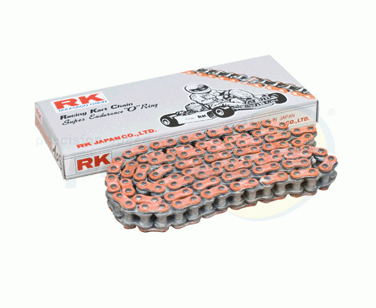 Bild 1 - Kette RK 219KR O-Ring  D/D   100 Glieder     Farbe: orange
