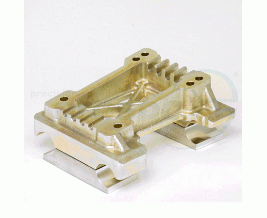 Bild 1 - Motorbock Magnesium einteilig light  komplett  32 x 90mm  X 30 /Rotax