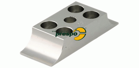 Bild 1 - Klammer Motorbock  (kurz)     28 x 92mm   silber eloxiert