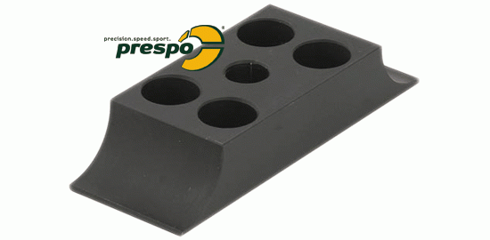 Bild 1 - Klammer Motorbock  (kurz)     28 x 92mm   schwarz eloxiert